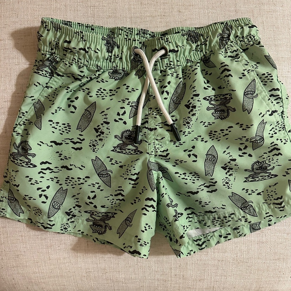 Boys Art Class Shark Swim Shorts Size 8 Medium